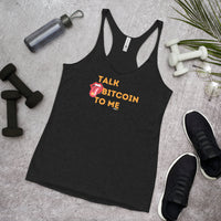 Load image into Gallery viewer, Talk Bitcoin To Me Women&#39;s Tank Top - fomo21
