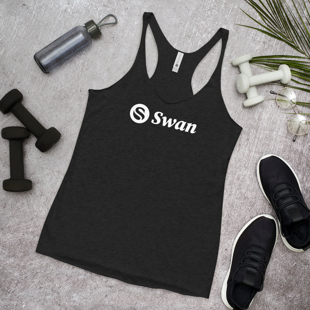 Swan Logo Bitcoin Women's Tank Top - fomo21