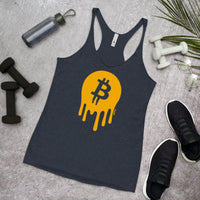 Load image into Gallery viewer, Melt Your Face Bitcoin Women&#39;s Tank Top - fomo21
