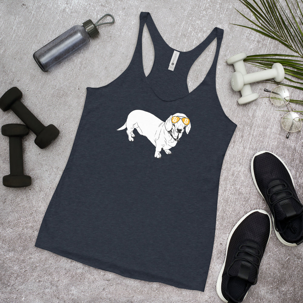 Bitcoin Is For The Dachshunds Women’s Tank Top - fomo21