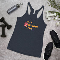 Load image into Gallery viewer, Talk Bitcoin To Me Women&#39;s Tank Top - fomo21
