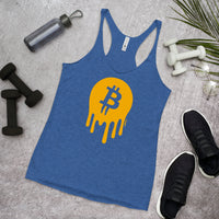 Load image into Gallery viewer, Melt Your Face Bitcoin Women&#39;s Tank Top - fomo21
