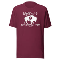 Load image into Gallery viewer, Wyoming The Bitcoin State T-Shirt-fomo21
