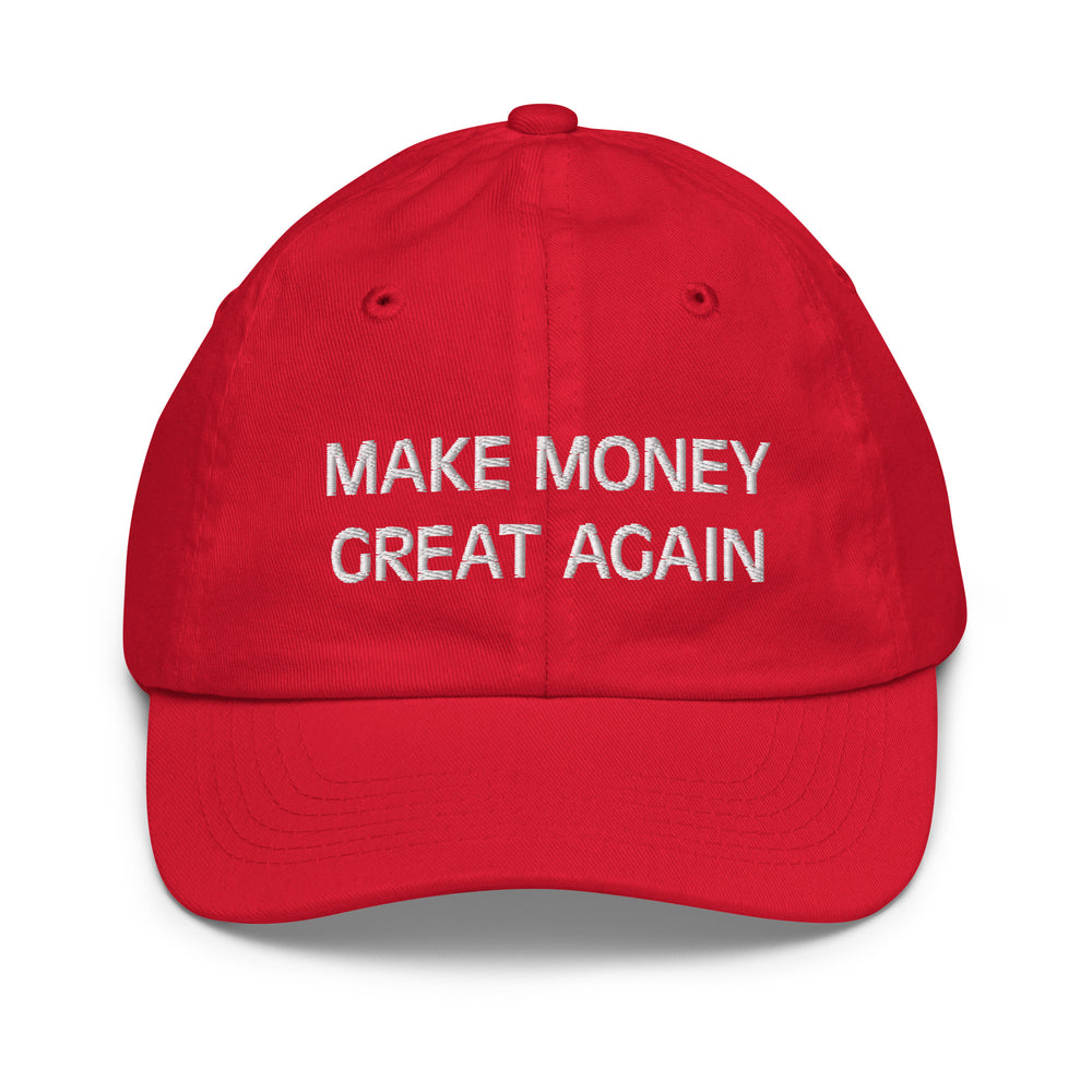 YOUTH SIZE Make Money Great Again Bitcoin Dad Hat - fomo21