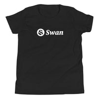 Load image into Gallery viewer, Swan Logo Bitcoin Youth T-Shirt - fomo21
