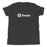 Load image into Gallery viewer, Swan Logo Bitcoin Youth T-Shirt - fomo21
