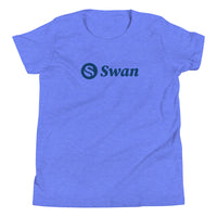 Load image into Gallery viewer, Swan Logo Bitcoin Youth T-Shirt - fomo21
