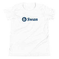 Load image into Gallery viewer, Swan Logo Bitcoin Youth T-Shirt - fomo21
