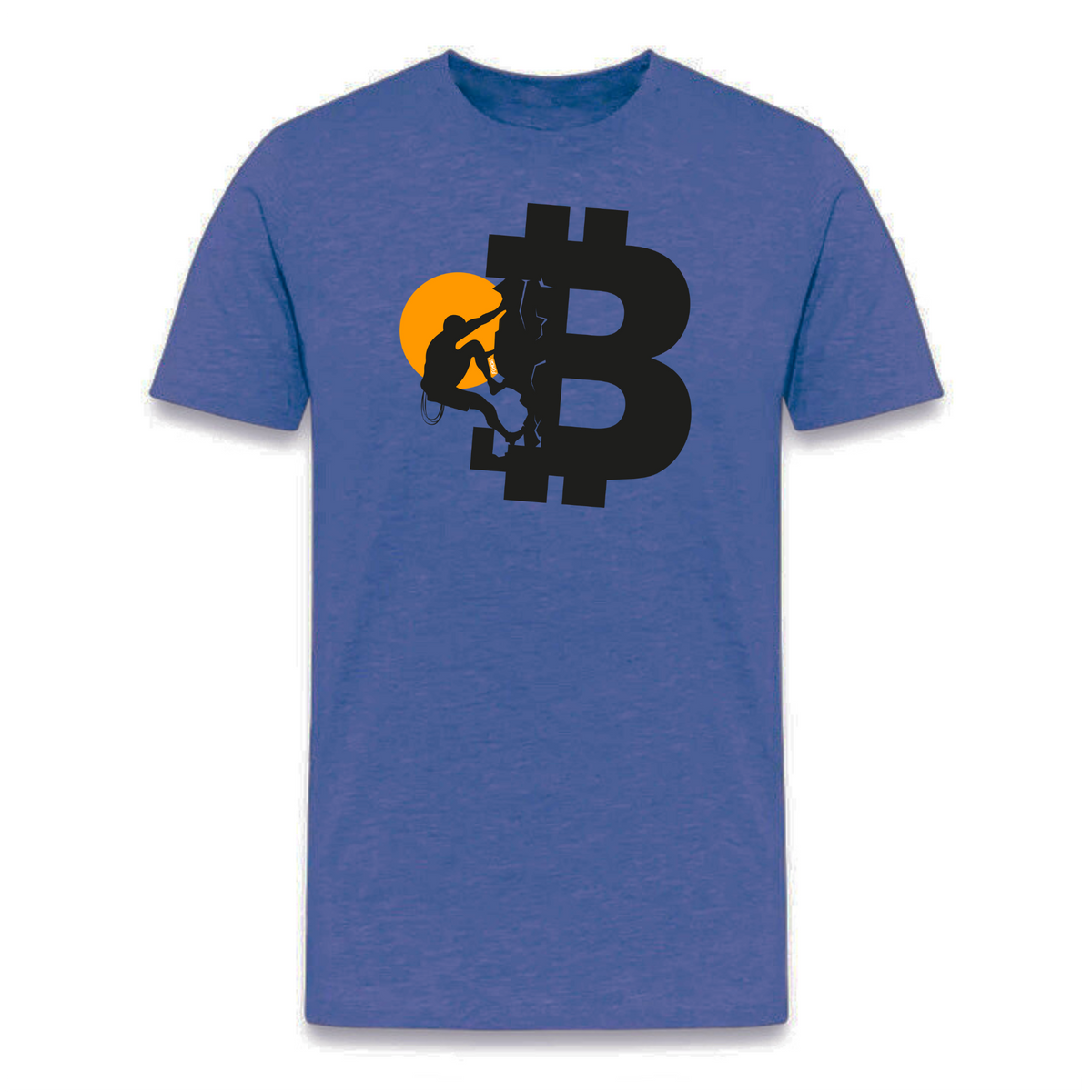 Bitcoin Rock Climber T-Shirt - fomo21