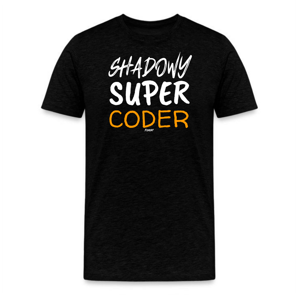 Shadowy Super Coder Bitcoin T-Shirt - fomo21