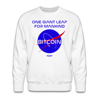 Load image into Gallery viewer, One Giant Leap For Mankind Bitcoin Crewneck Sweatshirt - fomo21
