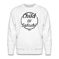 Load image into Gallery viewer, Child Of Satoshi (Black Lettering) Bitcoin Crewneck Sweatshirt - fomo21
