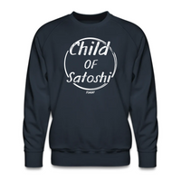 Load image into Gallery viewer, Child Of Satoshi (White Lettering) Bitcoin Crewneck Sweatshirt - fomo21
