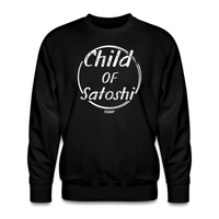 Load image into Gallery viewer, Child Of Satoshi (White Lettering) Bitcoin Crewneck Sweatshirt - fomo21
