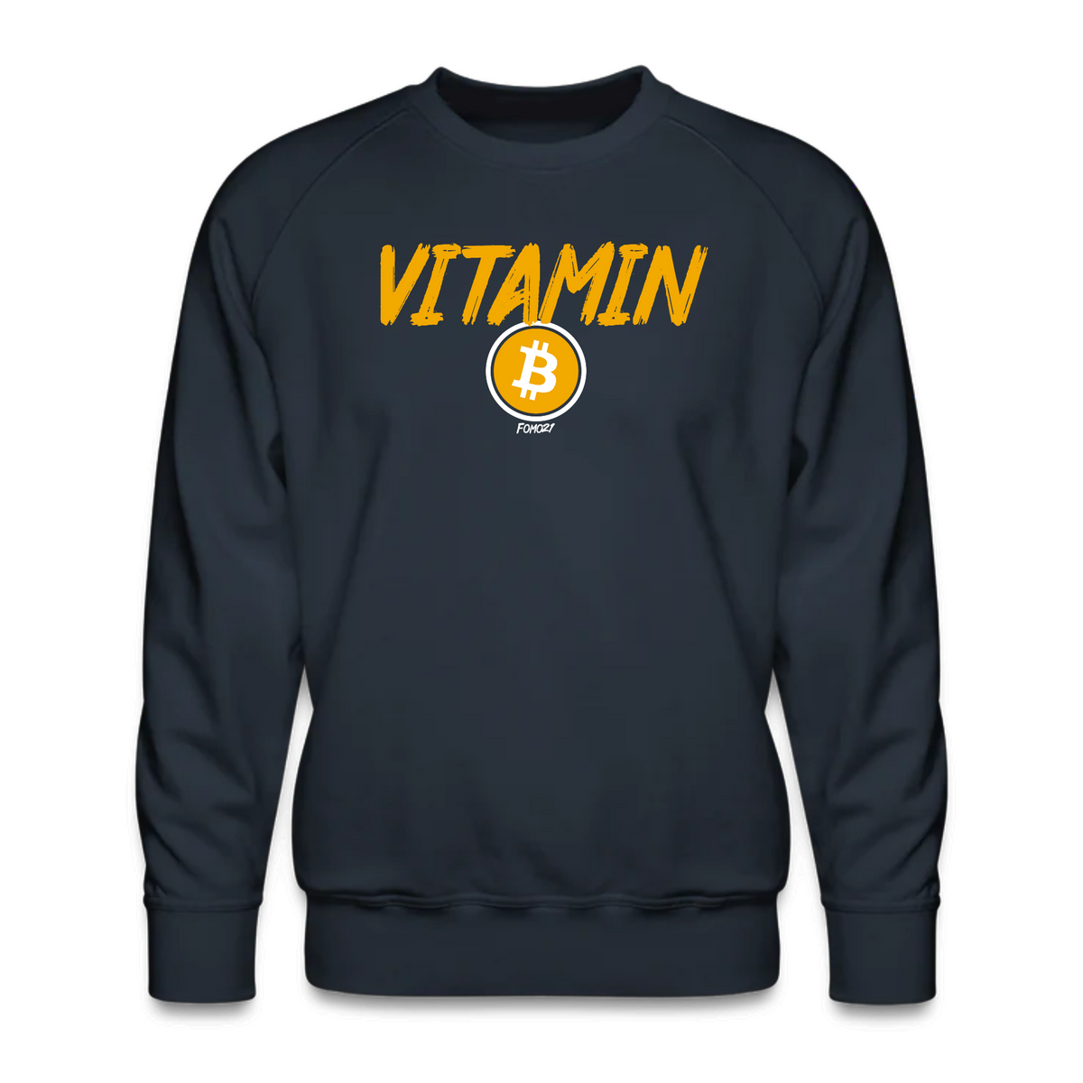 Vitamin B Bitcoin Crewneck Sweatshirt - fomo21