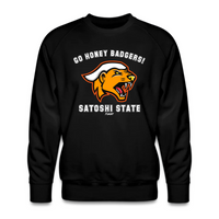 Load image into Gallery viewer, Go Honey Badgers! Satoshi State Bitcoin Crewneck Sweatshirt - fomo21
