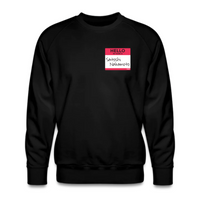 Load image into Gallery viewer, Hello My Name Is Satoshi Nakamoto Bitcoin Crewneck Sweatshirt - fomo21
