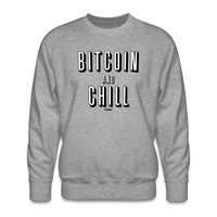 Load image into Gallery viewer, Bitcoin And Chill Crewneck Sweatshirt - fomo21
