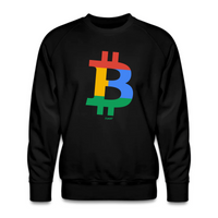 Load image into Gallery viewer, Four Color Bitcoin B Crewneck Sweatshirt - fomo21
