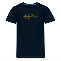 Load image into Gallery viewer, My Heart Beats Bitcoin Youth T-Shirt - fomo21
