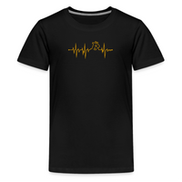 Load image into Gallery viewer, My Heart Beats Bitcoin Youth T-Shirt - fomo21
