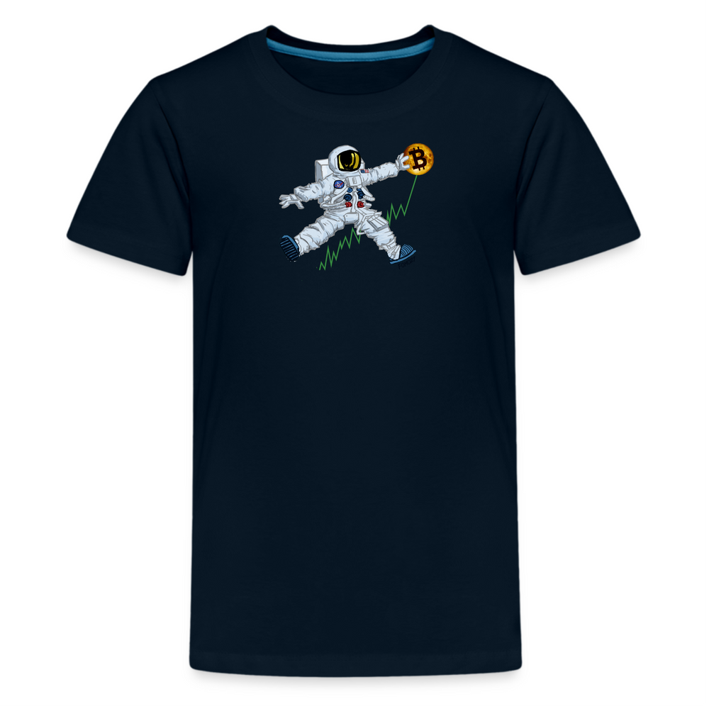 Bitcoin To The Moon Youth T-Shirt - fomo21