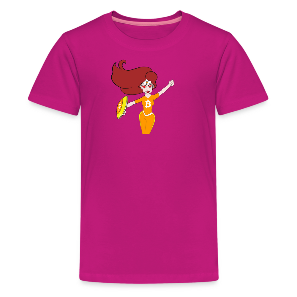 Superwoman Bitcoin Youth T-Shirt - fomo21
