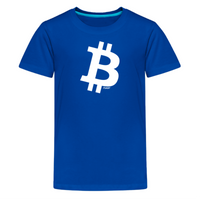 Load image into Gallery viewer, Simple B Bitcoin Youth T-Shirt - fomo21
