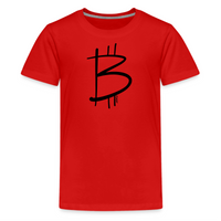 Load image into Gallery viewer, Freehand Bitcoin Youth T-Shirt - fomo21
