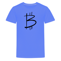 Load image into Gallery viewer, Freehand Bitcoin Youth T-Shirt - fomo21
