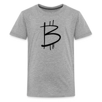 Load image into Gallery viewer, Freehand Bitcoin Youth T-Shirt - fomo21
