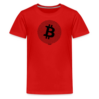 Load image into Gallery viewer, Binary Bitcoin Circle Design Youth T-Shirt - fomo21
