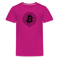 Load image into Gallery viewer, Binary Bitcoin Circle Design Youth T-Shirt - fomo21
