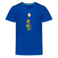 Load image into Gallery viewer, Bitcoin Balloon Girl Youth T-Shirt - fomo21
