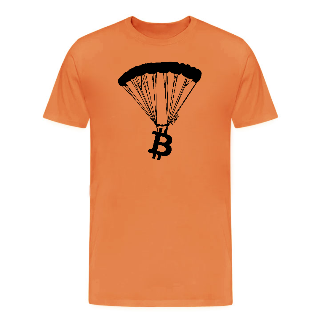Bitcoin Parachute T-Shirt - fomo21