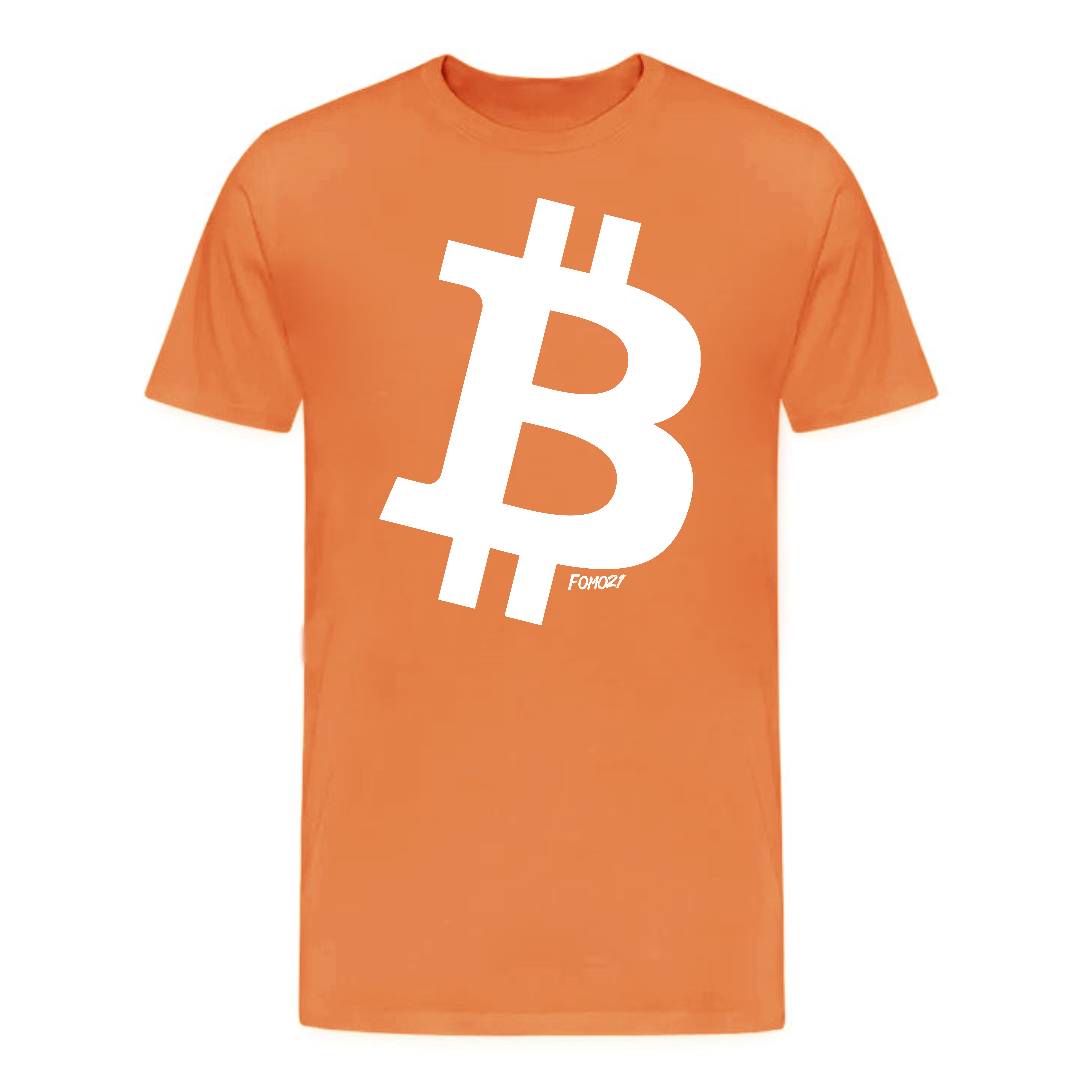 Simple B Bitcoin T-Shirt - fomo21