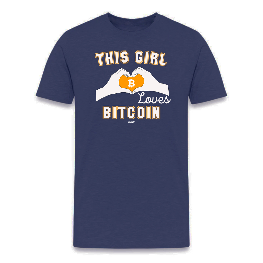 This Girl Loves Bitcoin T-Shirt - fomo21