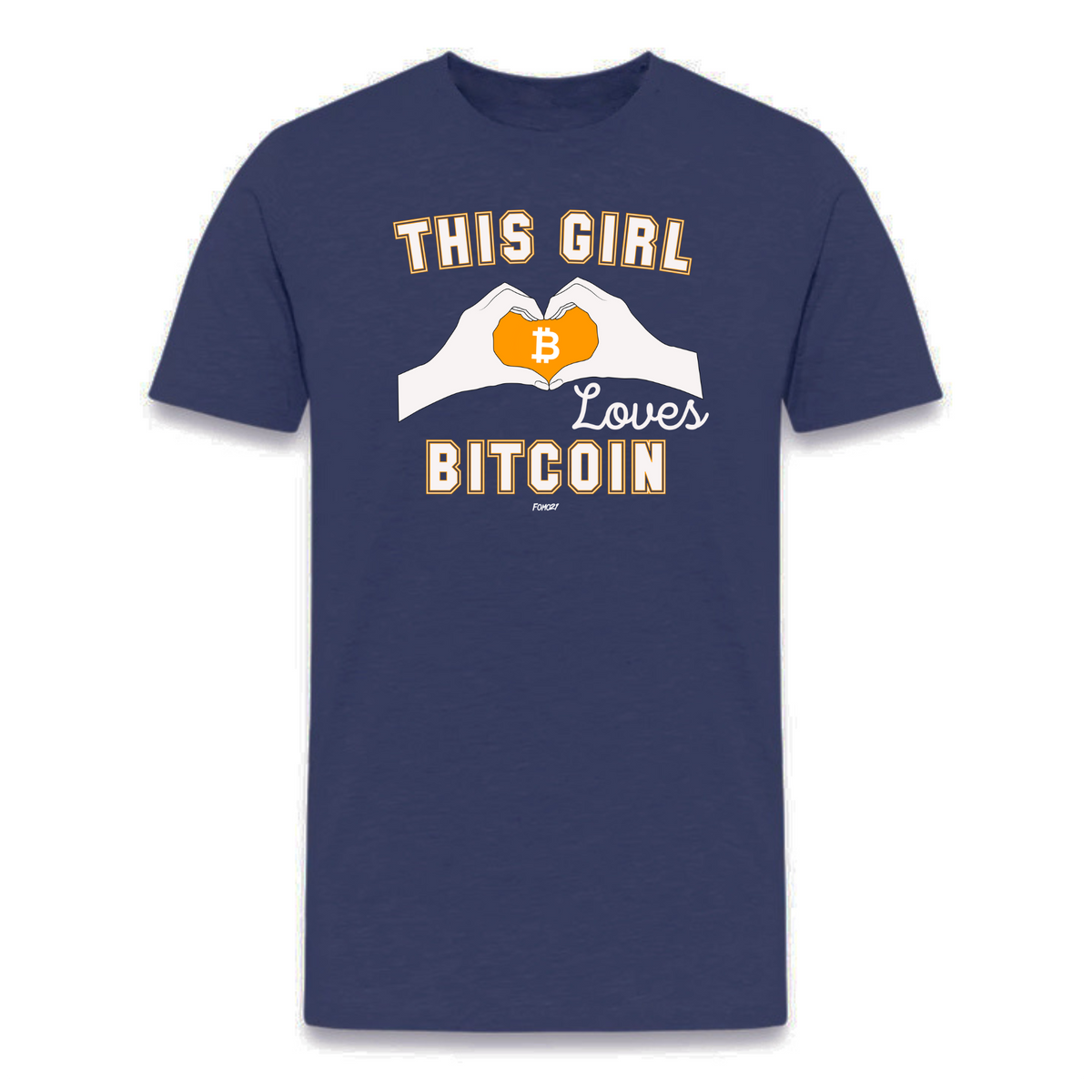 This Girl Loves Bitcoin T-Shirt - fomo21