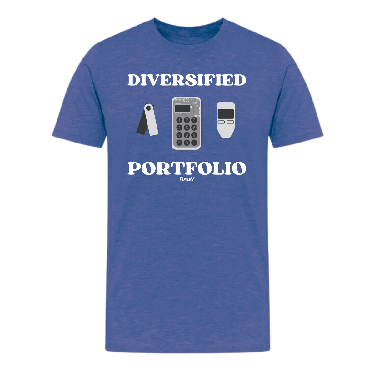 Diversified Portfolio Bitcoin T-Shirt - fomo21