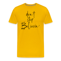 Load image into Gallery viewer, Don&#39;t Stop Believin&#39; Bitcoin T-Shirt - fomo21
