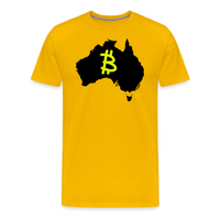 Load image into Gallery viewer, Bitcoin Australia T-Shirt - fomo21
