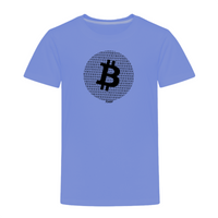 Load image into Gallery viewer, Binary Bitcoin Circle Toddler T-Shirt - fomo21
