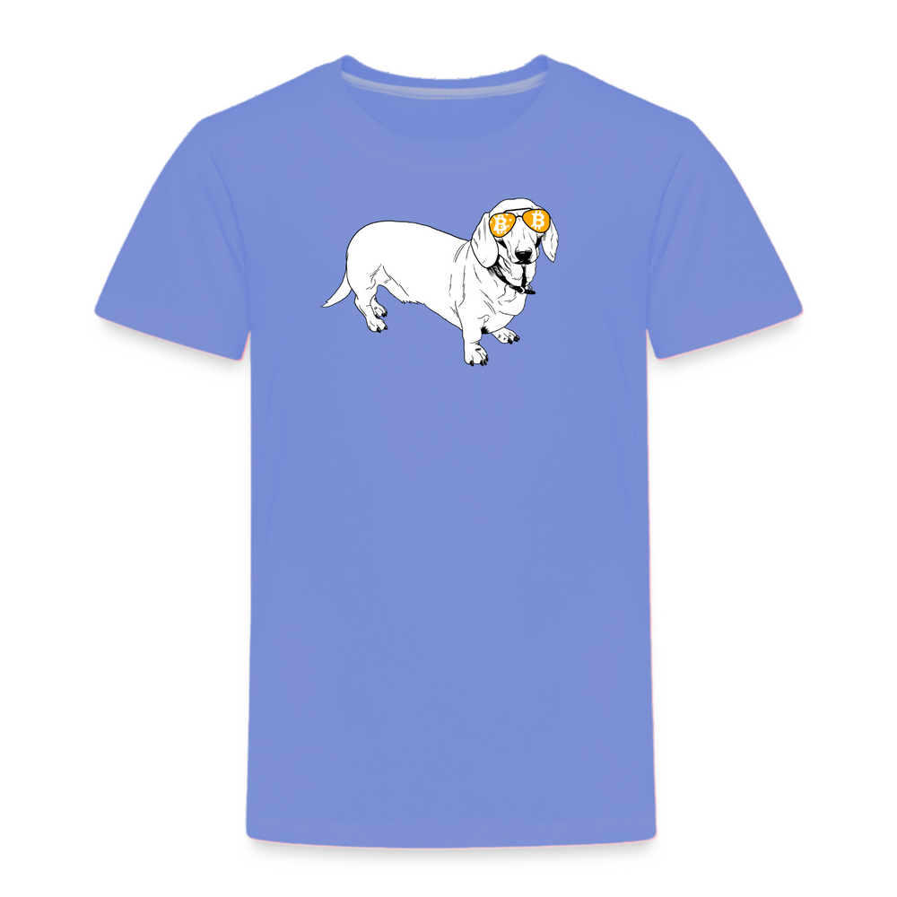 Bitcoin Is For The Dachshunds Toddler T-Shirt - fomo21