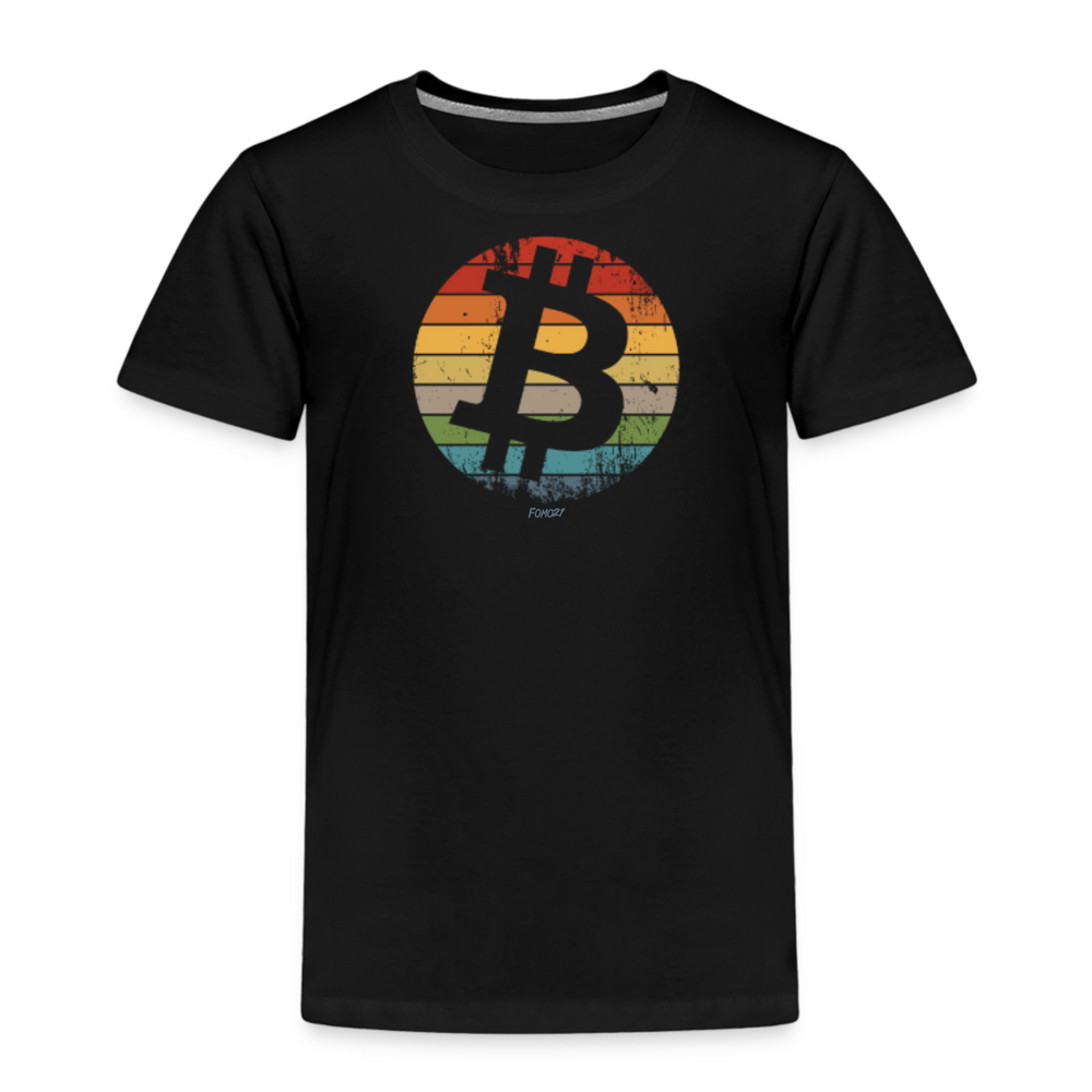Retro Bitcoin Toddler T-Shirt - fomo21