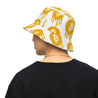 Load image into Gallery viewer, Melt Your Face Off Bitcoin Reversible Bucket Hat - fomo21
