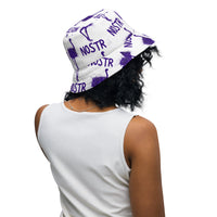 Load image into Gallery viewer, Nostr Bitcoin Reversible Bucket Hat - fomo21
