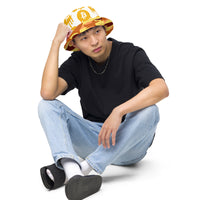 Load image into Gallery viewer, Melt Your Face Off Bitcoin Reversible Bucket Hat - fomo21
