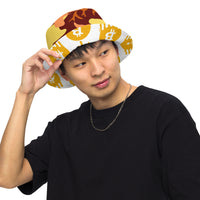 Load image into Gallery viewer, Melt Your Face Off Bitcoin Reversible Bucket Hat - fomo21
