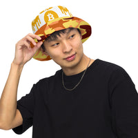 Load image into Gallery viewer, Melt Your Face Off Bitcoin Reversible Bucket Hat - fomo21
