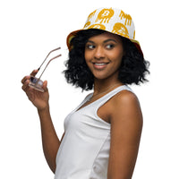 Load image into Gallery viewer, Melt Your Face Off Bitcoin Reversible Bucket Hat - fomo21
